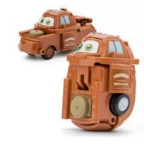 4 vnt. Anime Disney Žaislų istorija Ars Veiksmo figūrėlė Transformuojamas automobilis Žaibas Makvynas Vaikams Lenktyninio automobilio modelio žaislai Deformuojamas kiaušinis Dovana raudona