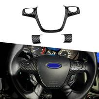 ABS chromuota vairo apdailos lipduko dėklas, skirtas Ford Focus 3 Mk3 2012-2014 Kuga 2013-2015, Automobilio aksesuarai