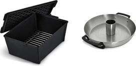 "Enders® Switch Grid Dutch Oven", šonkauliukų keptuvė ir nerūdijančio plieno paukštienos kepimo grotelių keptuvė su ketaus rankenomis