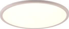 "Reality Leuchten Aureo R64371931" LED lubų šviestuvas matinis plastikinis baltas su 30 W LED spalvos keitimo nuotolinio valdymo pulteliu