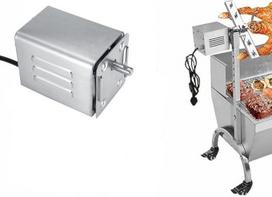 "Zerodis" kepsnių iešmų rinkinys, 50-70 KGF lauko kepsninių rinkinys Nerūdijančio plieno BBQ kepsninės variklis Elektrinis kepsninės kepimo įrenginys Keptuvė su kepsniais (ES)