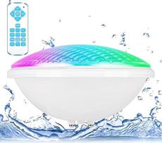 COOLWEST LED baseino apšvietimas "Par56", 72 W RGBW povandeninė LED šviesa, 12 V AC/DC baseino apšvietimas, atsparus vandeniui IP68 su nuotolinio valdymo pulteliu, skirtas baseinui su vonia ar SPA