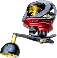 Karpių ritė Žvejybos ritės 8BB+1RB 6.4:1 Didelio greičio didelių žaidimų žvejybos ritės Sūrus vanduo Jigging Anglies rėmo masalas Finesse sistema Baitcasting ritė 15 kg Drag