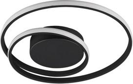 Reality Leuchten Zibal R62911132 LED lubų šviestuvas metalinis matinės juodos spalvos su 22 W LED jungikliu ir reguliatoriumi
