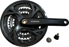 SHIMANO "Acera FC-M371" grandinės rinkinys su kvadratiniu kūgiu, juodas, 443222T