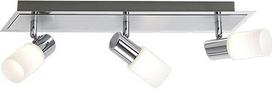 Trio 821410305 LED juosta 50 cm pločio, šlifuotas aliuminis / chromas / nuvalytas baltas stiklas / yra 3x 5 W LED diodai
