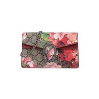 Gucci Dionysus GG Blooms Tigro Galvos Sagtis Logotipas Pelargonijų Spaudinys Grandinėlė Peties Rankinė Moteriška Peties Rankinė Ebono Rožinė 476432-KU23N-8693 Box(Basic Set+Box)