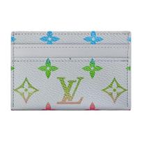 Louis Vuitton Monogram Canvas Card Holder Gradient Gray Men accessories M14355 Gift Set(Basic Set+Box+Shopping Bag)