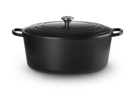 Le Creuset Signature 13.9 L Oval Black | 21178400000430  | 0024147263388