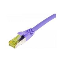 Patchkabel RJ45, CAT6A 500Mhz,10m, lila, S-STP(S/FTP), TPE/LSZH(Ultraflex), AWG26, mitCat.7 Rohkabel, Synergy 21 (S217769)