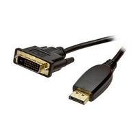 Cable Video DisplayPort 1.1 = DVI-D 24+1 - ST/ST - 2m - Full HD 1920x1080 60hz - Synergy21 -