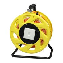 Synergy 21 Kabeltrommel, CAT6A, 50m, CAT7A Rohkabel S-STP(S/FTP), mit 2x Buchsen RJ45(CAT6A), LSZH, Synergy 21