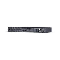 CyberPower Switched Metered-by-Outlet PDU81004 - Stromverteilungseinheit (Rack - einbaufähig) - Wechselstrom 100-240 V - Ethernet, USB, serial - Eingabe, Eingang IEC 60320 C14 - Ausgangsanschlüsse: 8 (IEC 60320 C13) - 1U - 3,05 m Schnur (PDU81004)