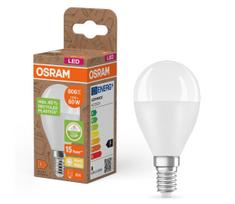 LED lemputė iš perdirbto plastiko P45 E14/7,5W/230V 2700K - Osram