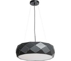 Pakabinama liustra ant laido REUS 3xE27/40W/230V, skersmuo 47 cm, juoda