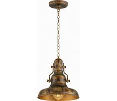 Brilagi - Pakabinamas šviestuvas ant grandinės PYRONIC 1xE27/40W/230V, skersmuo 32 cm, bronzinė/patina