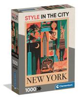 CLEMENTONI dėlionė Style In The City New York, 1000 det., 37116