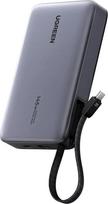 Ugreen PB551 20.000mAh 145W Powerbank 1x USB-C USB-A integriertes Kabel (55992B)