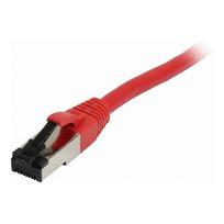 Synergy21 Patchkabel RJ45, CAT8.1 2000Mhz, 0,25m, rot, S-STP(S/FTP), TPE/LSZH(SuperFlex), AWG26,