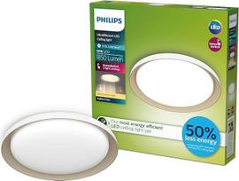 "Philips Pebblo" itin efektyvus LED lubinis šviestuvas, "SceneSwitch", baltas, 10 W, 1850 Lm, 2700 K, IP20, šilta balta šviesa, 3 šviesos nustatymai