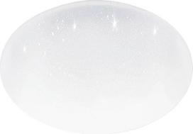 EGLO Pogliola LED lubų šviestuvas su kristalų efektu ir jungikliu, virtuvės lubų šviestuvas, metalas ir plastikas, baltos, šiltos baltos, neutralios baltos, šaltos baltos spalvos, skersmuo 50 cm