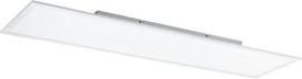 EGLO Salobrena-B LED lubų šviestuvas Metalinis plastikinis baltas LED skydelis su nuotolinio valdymo pulteliu Reguliuojama šviesos spalva (šilta - šalta) RGB Dimmable L x W 120 x 30 cm