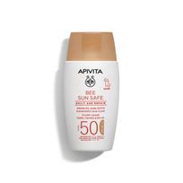 APIVITA, BEE SUN SAFE veido emulsija SPF50, su atspalviu, 50ml