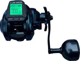 Leichte Angelrolle mit LED-Bildschirm, Hochgeschwindwindigkeits-Angelrolle für Boote, See, Angeln, 7,2:1, Übersetzung, 8 kg Angelrad, Angelrolle