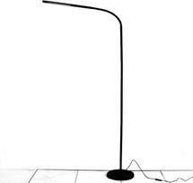 LIGHTEU, LED grindų lempa, 6 W, jutiklinis jungiklis, modernus ir paprastas stilius, nuolatinis užtemdymas, ilgas reguliuojamas porankis, skirtas sofai / biurui, skaitymui, svetainei, miegamajam
