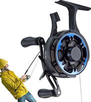 Masalinės žvejybos ritės - 3+1 rutuliniai guoliai Magnetinio kritimo sistema Inline ledo ritė - sklandi 2,5:1 pavarų santykio sustiprinto metalo korpuso ledo ritė lauko žvejybos mėgėjams