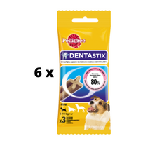 Papildomas šunų ėdalas PEDIGREE Dentastix, mažiems šunims, 45 g x 6 vnt. pakuotė