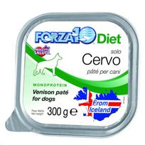 Forza10 Solo Diet Venison drėgnas maistas šunims, su maisto netoleravimu ir alergijomis, 300 g