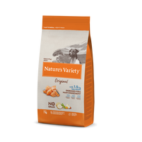 Nature's Variety Original Mini Adult Salmon begrūdis, sausas maistas mažų veislių šunims, 7 kg