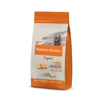 Nature's Variety Original Med/Max Adult Chicken begrūdis, sausas maistas šunims, 2 kg