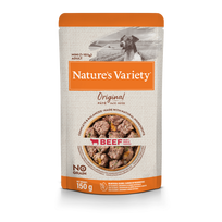 Nature's Variety Mini Adult Beef begrūdis, drėgnas maistas mažų veislių šunims, 150 g
