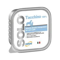 DRN Solo Tacchino monoproteininis drėgnas maistas šunims ir katėms su kalakutiena, 300 g