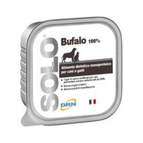 DRN Solo Bufalo monoproteininis drėgnas maistas šunims ir katėms su bizoniena, 100 g