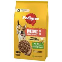 Pedigree Mini sausas maistas šunims su paukštiena ir daržovėmis, 500 g