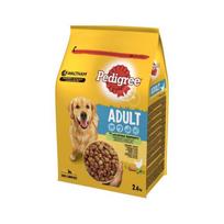 Pedigree sausas maistas šunims su paukštiena ir daržovėmis, 2,6 kg