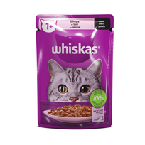 Whiskas drėgnas maistas suaugusioms katėms su lašiša, 85 g