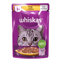 Whiskas drėgnas maistas suaugusioms katėms, su vištiena, 85 g