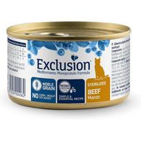 Exclusion Mediterraneo Mono Protein konservuotas maistas sterilizuotoms katėms su jautiena, 85 g