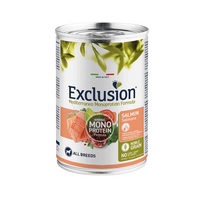 Exclusion Mono Protein Mediterraneo konservuotas maistas šunims su lašiša, 400 g