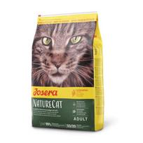 Josera NatureCat begrūdis sausas maistas katėms su paukštiena ir lašiša, 10 kg