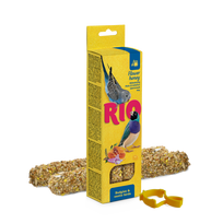 RIO lazdelės su medumi banguotosioms papūgėlėms ir egzotiniams paukščiams, 2x40g