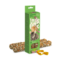 Little one lazdelės jūrų kiaulytėms, triušiams ir šinšiloms su pievų žole, 2x55 g
