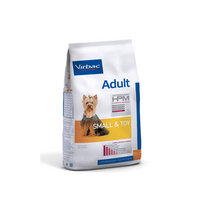 Virbac Veterinary HPM Adult Dog Small - Toy visavertis ėdalas mažų veislių šunims, 7 kg