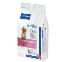 Virbac Veterinary HPM Senior Dog Large - Medium visavertis ėdalas didelių ir vidutinių veislių, vyresnio amžiaus šunims, 12 kg