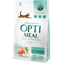 OPTIMEAL™ Visavertis pašaras kačiukams su vištiena, 0,7 kg