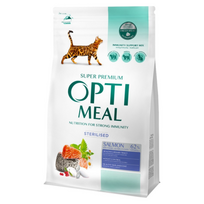 OPTIMEAL™ Visavertis pašaras sterilizuotoms katėms su lašiša, 10 kg